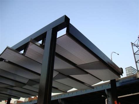 tubular steel canopy